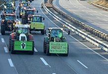 Weitere Demonstration der Landwirte am morgigen Mittwoch