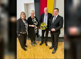 Verdienstmedaille des Landes für Engelbert Sauter aus Dalheim