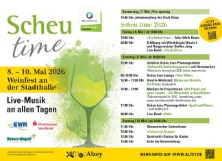 Auftakt zur „Scheu Time“ in Alzey: Jahresempfang 2026 am Donnerstag, 7. Mai
