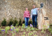 Neues Grün am Scheu-Denkmal: Stadt Alzey wertet Eingang zur Innenstadt auf