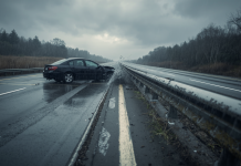 Auf der A63 bei Nieder-Olm Kontrolle über das Fahrzeug verloren