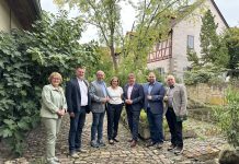 Landrat Heiko Sippel eröffnet den Tag des offenen Denkmals im wunderschönen Ambiente des Erb-Frey-Hofes in Eckelsheim